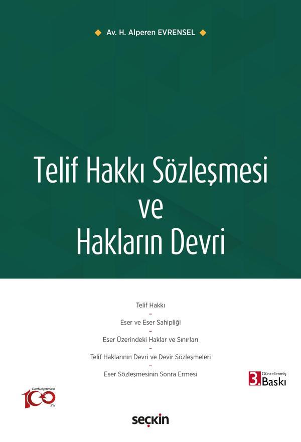 Telif Hakkı Sözleşmesi ve Hakların Devri - Seçkin Yayıncılık - Image 1