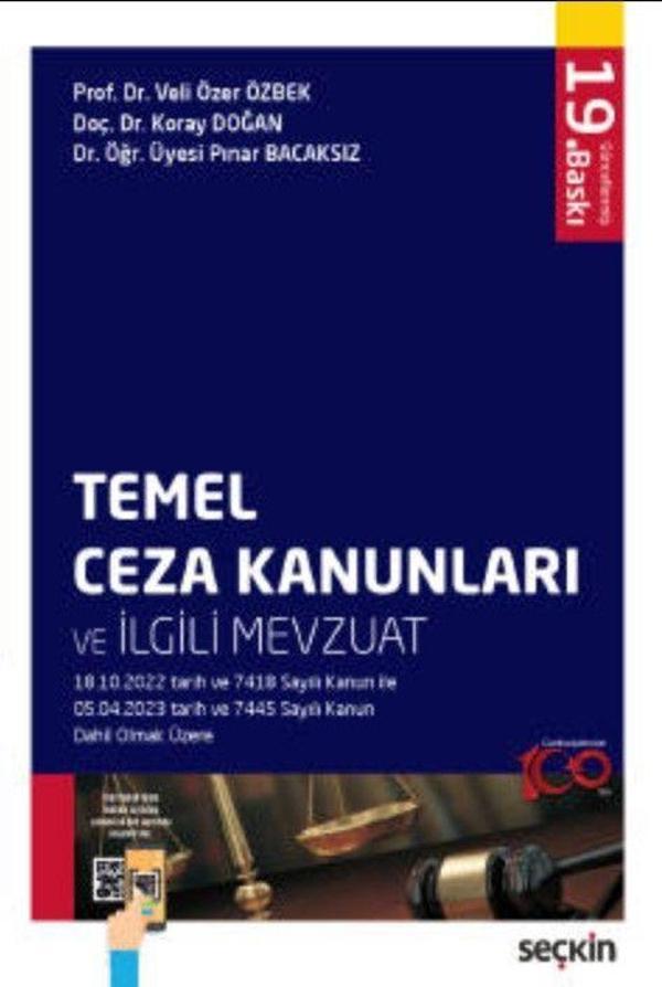 Temel Ceza Kanunları ve İlgili Mevzuat - Seçkin Yayıncılık - Image 1