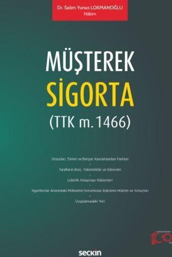 Müşterek Sigorta (TTK m. 1466) - Seçkin Yayıncılık - Image 1