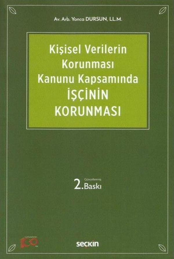 Kişisel Verilerin Korunması Kanunu Kapsamında İşçinin Korunması - Seçkin Yayıncılık - Image 1