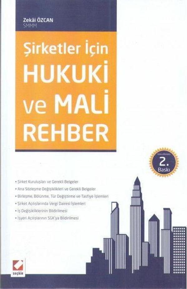 Şirketler İçin Hukuki ve Mali Rehber - Seçkin Yayıncılık - Image 1