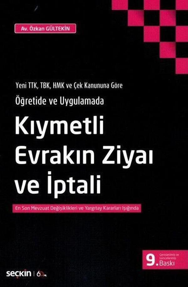 Kıymetli Evrakın Ziyaı ve İptali - Seçkin Yayıncılık - Image 1