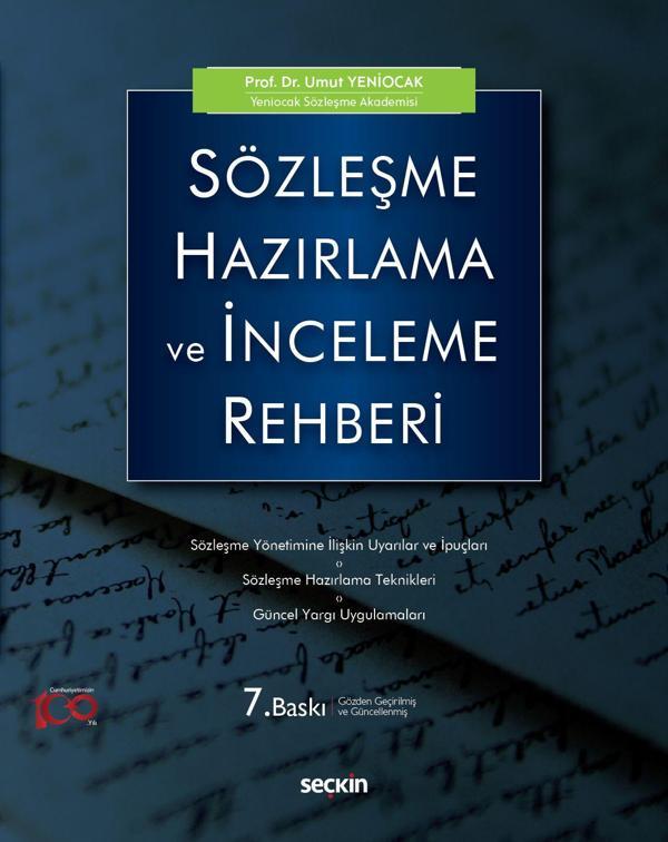 Sözleşme Hazırlama ve İnceleme Rehberi - Seçkin Yayıncılık - Image 1