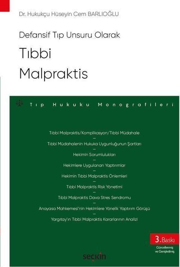 Seçkin Yayıncılık Tıbbi Malpraktis - Seçkin Yayıncılık - Image 1