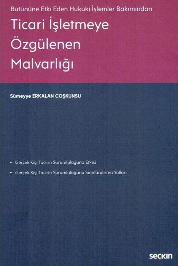 Ticari İşletmeye Özgülenen Malvarlığı - Seçkin Yayıncılık - Image 1