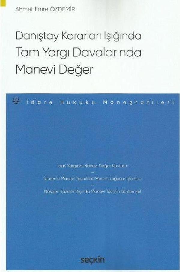 Tam Yargı Davalarında Manevi Değer - Seçkin Yayıncılık - Image 1