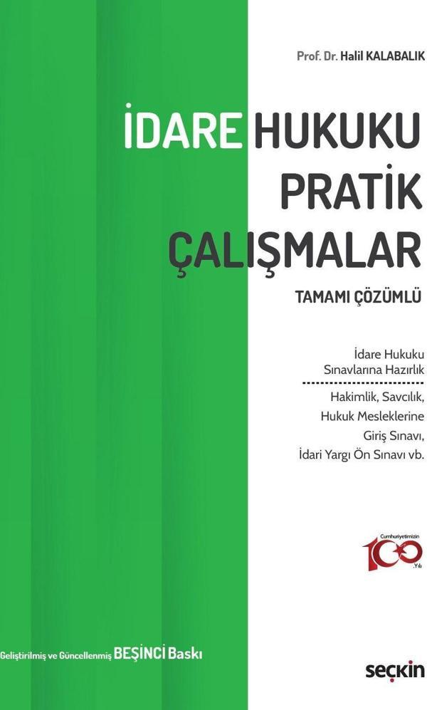 Tamamı Çözümlü - İdare Hukuku Pratik Çalışmalar - Seçkin Yayıncılık - Image 1