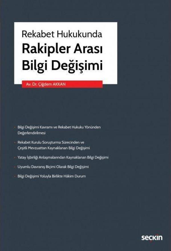 Rekabet Hukukunda Rakipler Arası Bilgi Değişimi - Seçkin Yayıncılık - Image 1