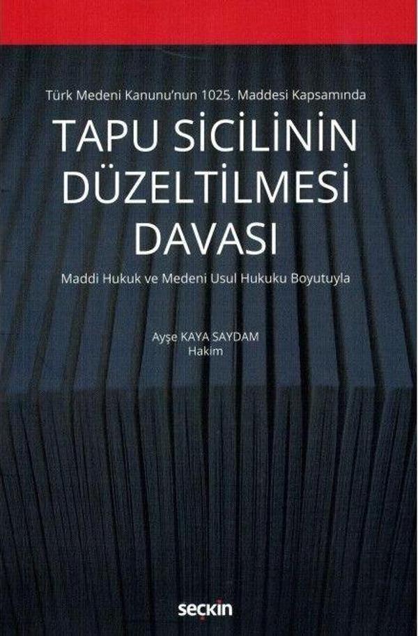 Tapu Sicilinin Düzeltilmesi Davası - Seçkin Yayıncılık - Image 1