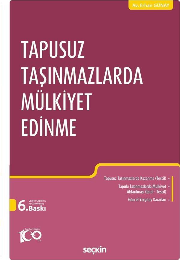 Tapusuz Taşınmazlarda Mülkiyet Edinme - Seçkin Yayıncılık - Image 1