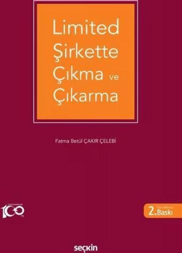 Limited Şirkette Çıkma ve Çıkarma - Seçkin Yayıncılık - Image 1