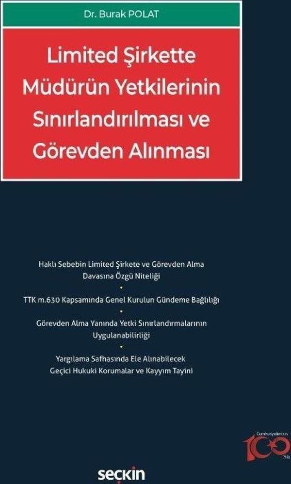 Limited Şirkette Müdürün Yetkilerinin Sınırlandırılması ve Görevden Alınması - Seçkin Yayıncılık - Image 1