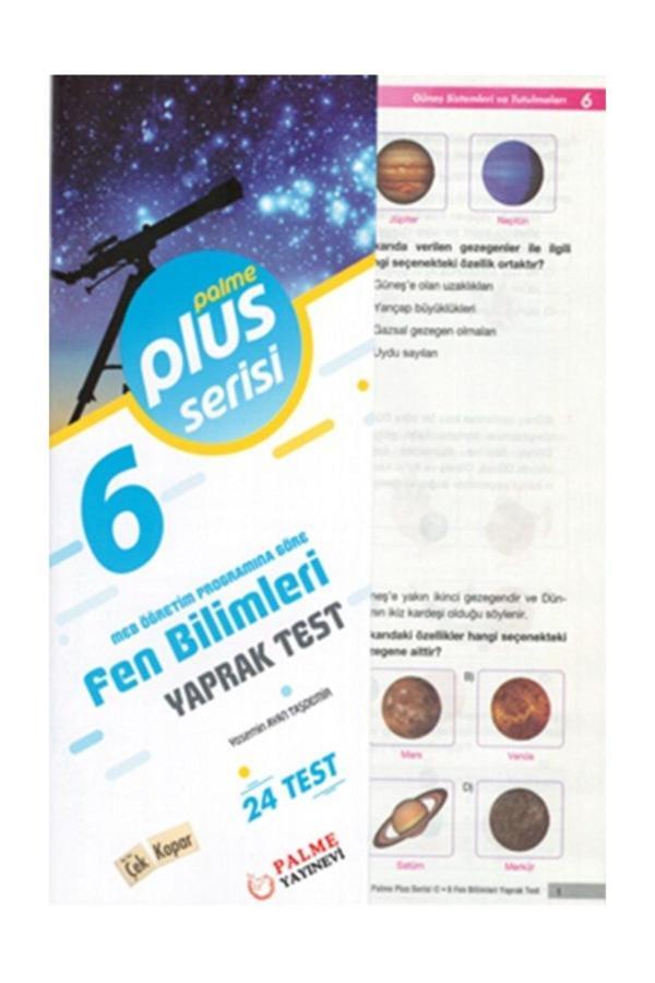 6. Sınıf Fen Bilimleri Yaprak Test (24 Test ) - Palme Yayınları - Palme Eğitim - Image 1