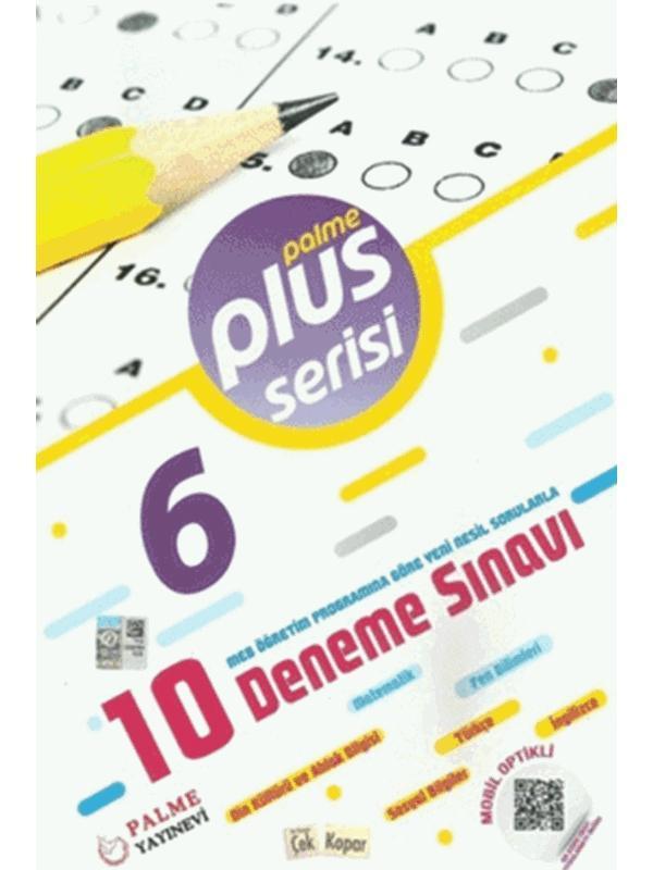 6. Sınıf Tüm Dersler Plus Serisi 10 Deneme Sınavı - Palme Yayınları - Palme Eğitim - Image 1