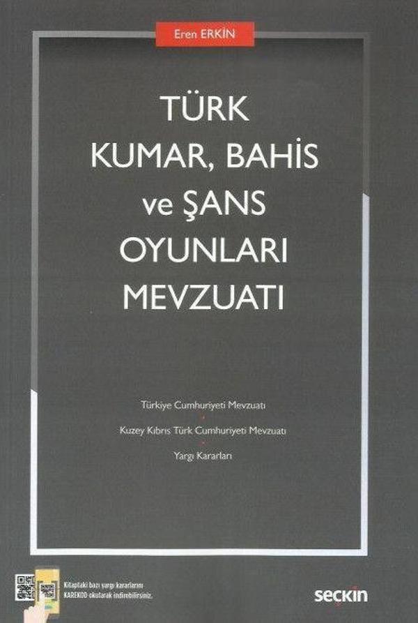 Türk Kumar, Bahis ve Şans Oyunları Mevzuatı - Seçkin Yayıncılık - Image 1