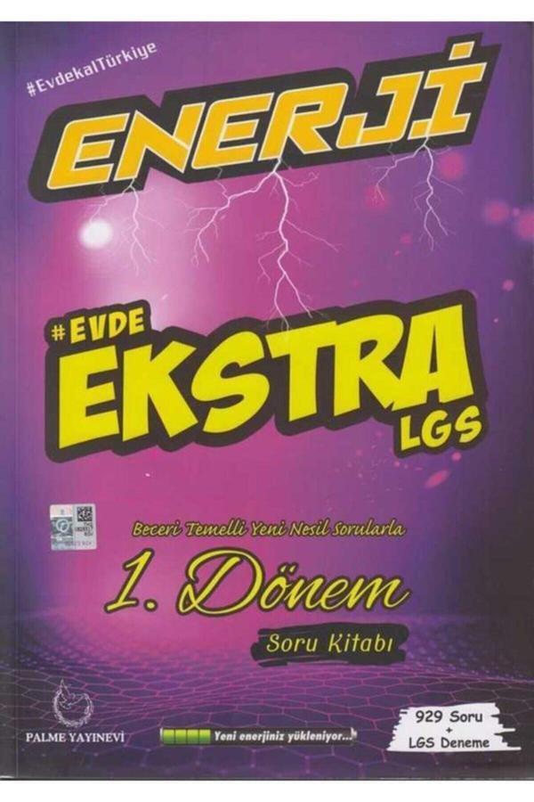 8. Sınıf Lgs 1. Dönem Evde Ekstra Enerji Soru Kitabı - Palme Yayınları - Palme Yayınları - Image 1