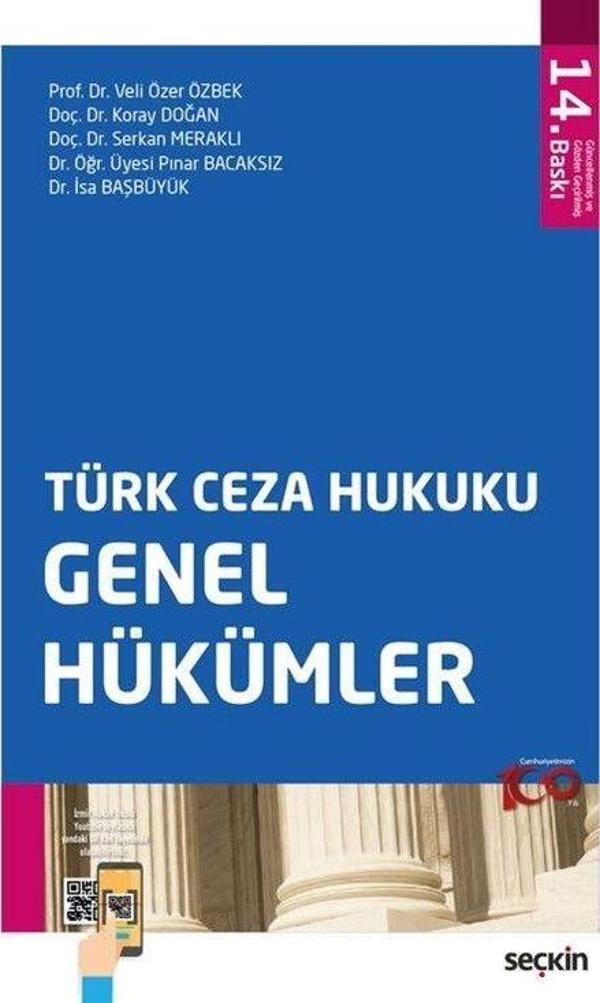 Türk Ceza Hukuku Genel Hükümler - Seçkin Yayıncılık - Image 1