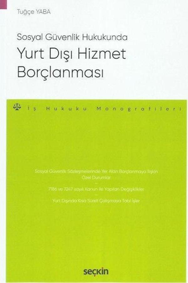 Yurt Dışı Hizmet Borçlanması - Seçkin Yayıncılık - Image 1