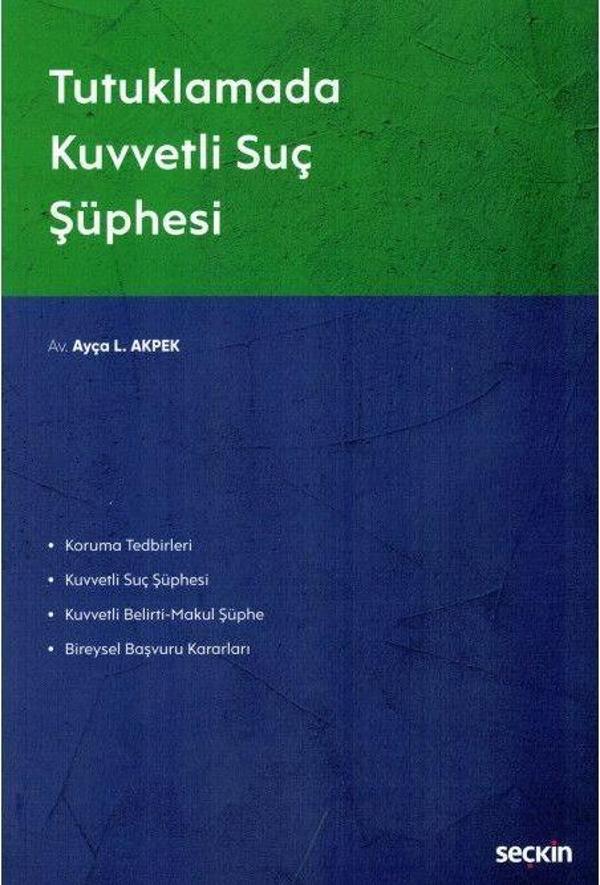 Tutuklamada Kuvvetli Suç Şüphesi - Seçkin Yayıncılık - Image 1