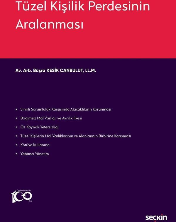 Tüzel Kişilik Perdesinin Aralanması - Seçkin Yayıncılık - Image 1