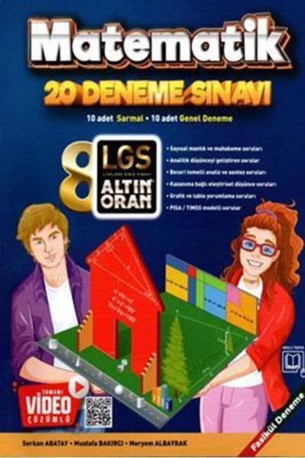 Altın Oran 8.Sınıf Matematik 20 Deneme Tamamı Video Çözümlü - Palme Yayınları - Palme Yayınları - Image 1