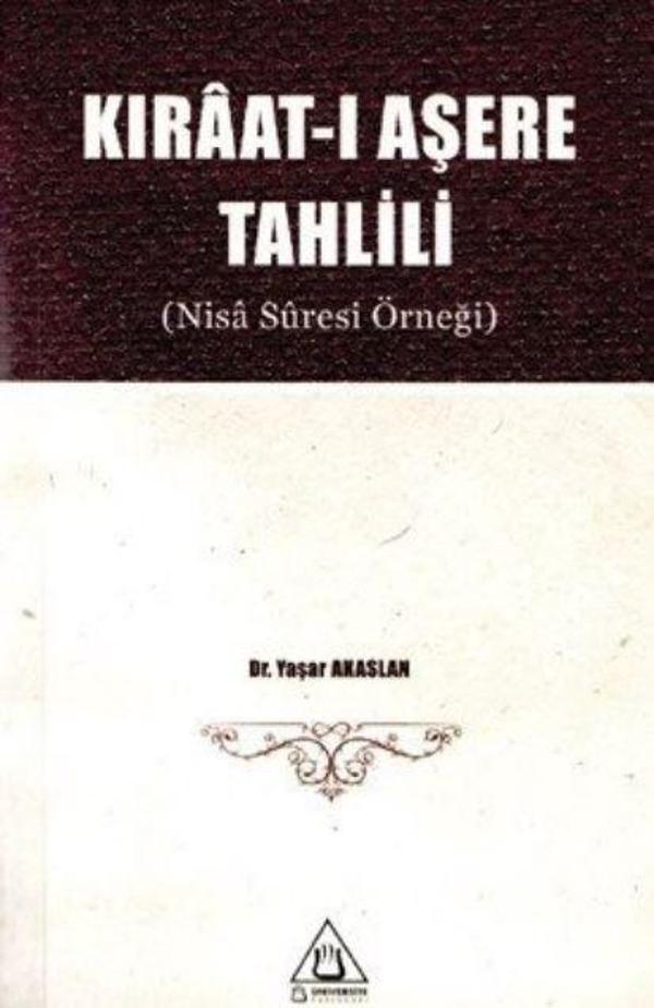 Kıraat-ı Aşere Tahlili (Nisa Suresi Örneği) - Üniversite Yayınları - Image 1