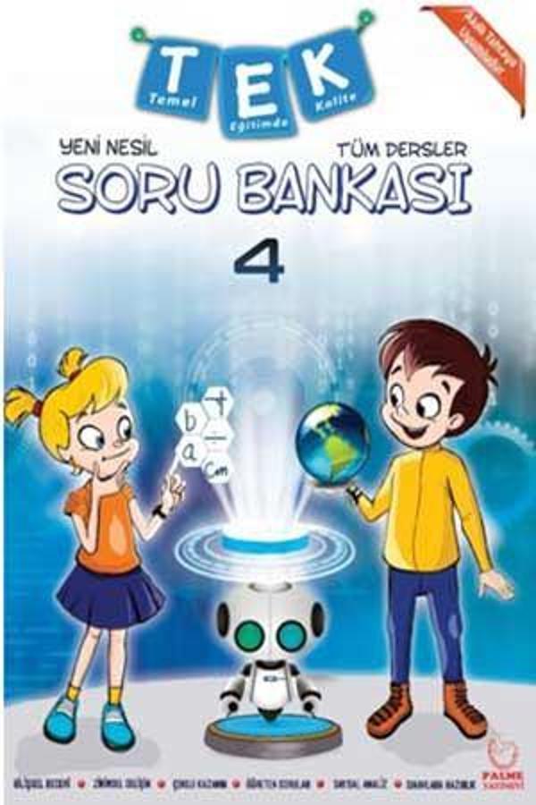 Palme 4.Sınıf Tek Tüm Dersler Soru Kitabı Yeni Nesil *Yeni* - Palme Yayınları - Palme Eğitim - Image 1