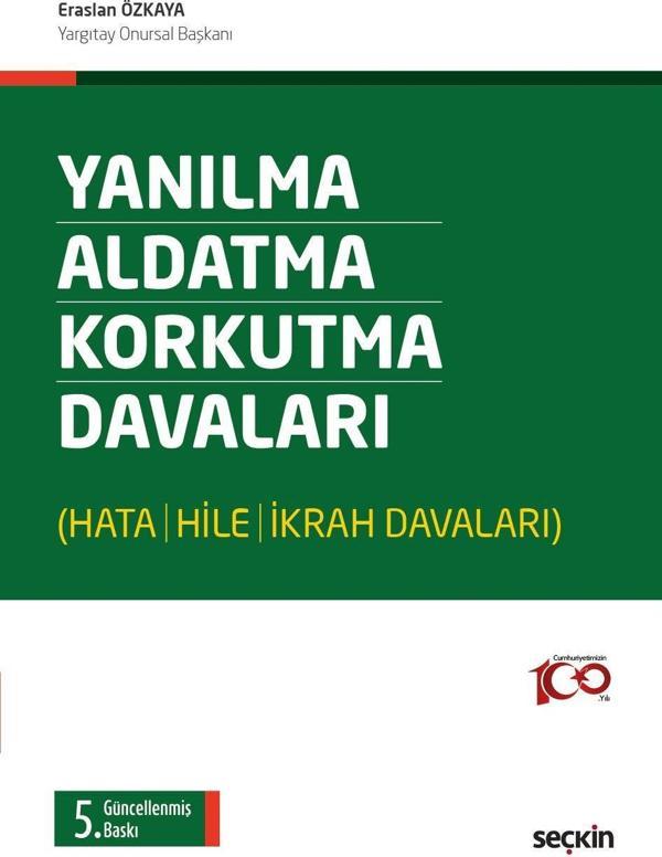 Yanılma - Aldatma - Korkutma Davalar - Seçkin Yayıncılık - Image 1