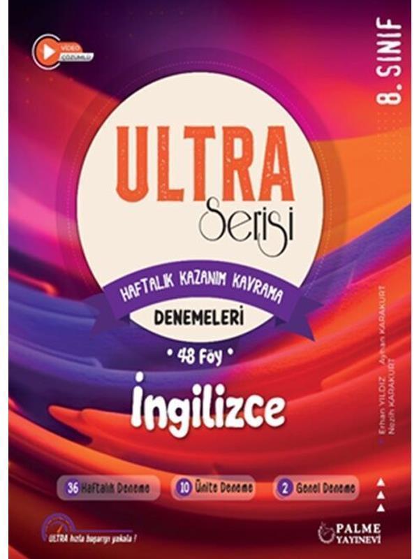 Palme 8.Sınıf Ultra Serisi İngilizce Denemeleri - Palme Yayınları - Palme Yayınları - Image 1