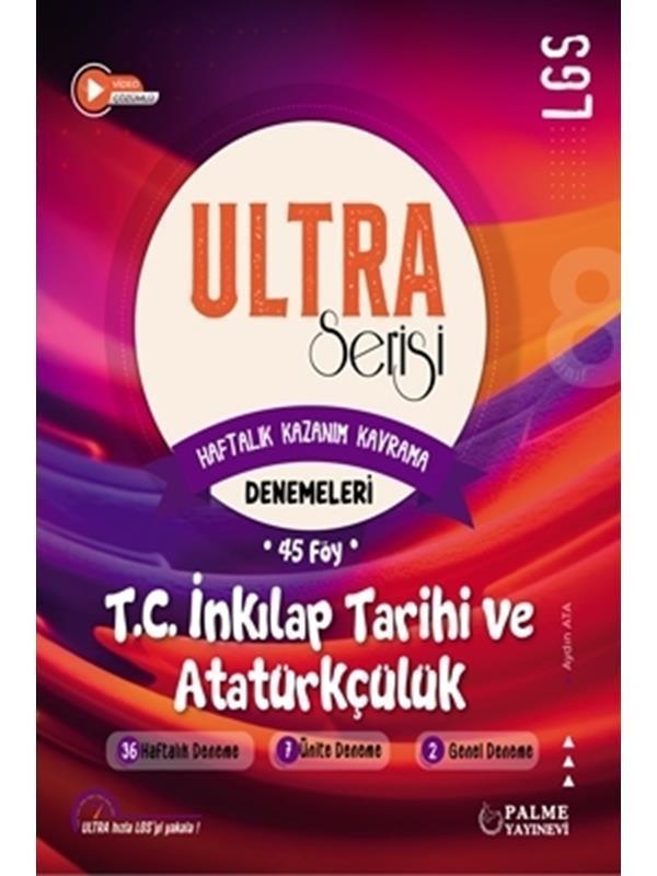Palme 8.Sınıf Ultra Serisi İnkılap Tarihi Ve Atatürkçülük Denemeleri - Palme Yayınları - Palme Yayınları - Image 1