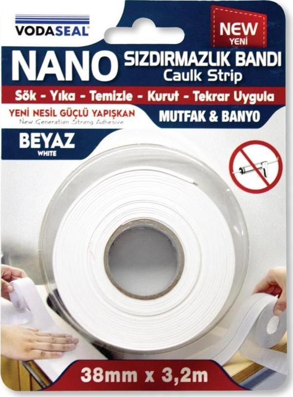 Vodaseal Nano Sızdırmazlık Bantı Bandı 38 mm x 3,2 mt Beyaz - Image 1