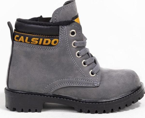 Unisex Kız Çocuk  Erkek Çocuk Bot Hafif Ortopedik İçi Yünlü Termal Astarlı Kışlık  Kaymaz Taban  Suya Dayanıklı 4010-116-0003 Gri-30 - Image 1