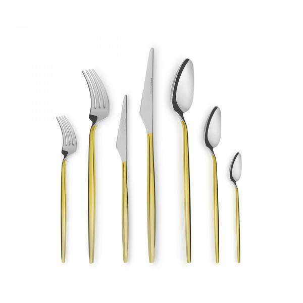 Karaca 316 Premium Moongate Gold 12 Kişilik 84 Parça Çatal Kaşık Bıçak Takımı - Image 1