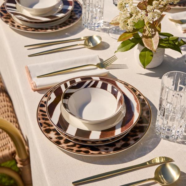 Karaca Elegance Bone Grove 56 Parça 12 Kişilik Yemek Takımı - Image 1