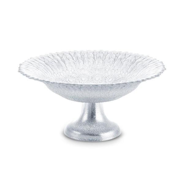 Karaca Bryan Dekoratif Ayaklı Şekerlik Silver 22 Cm - Image 1