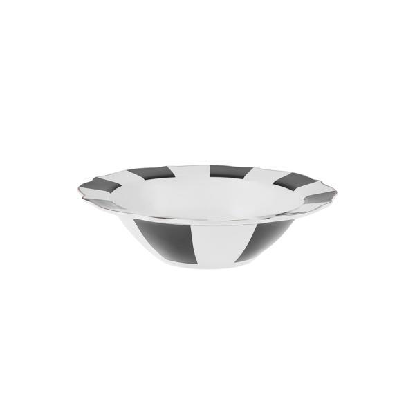 Karaca New Romantic Kalın Çizgili Kase 17 cm Siyah - Image 1