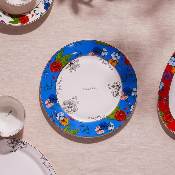 Karaca Frida Servis Tabağı Mavi 27 Cm - Image 1
