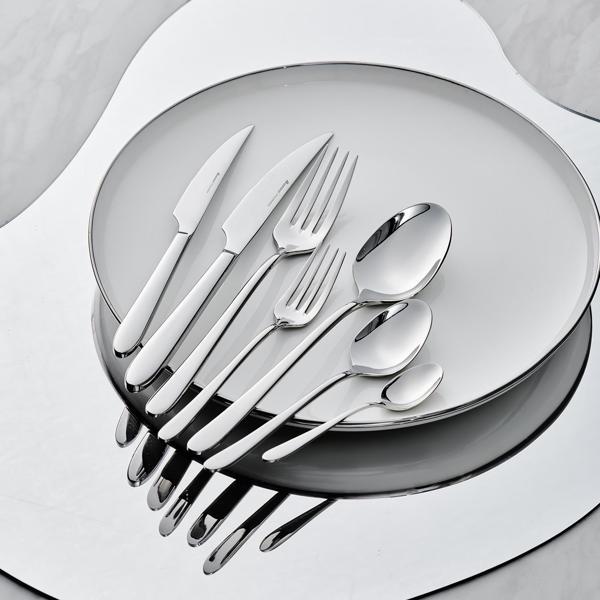 Karaca Elegance Bellamy Platin 12 Kişilik 84 Parça Çatal Kaşık Bıçak Takımı - Image 1