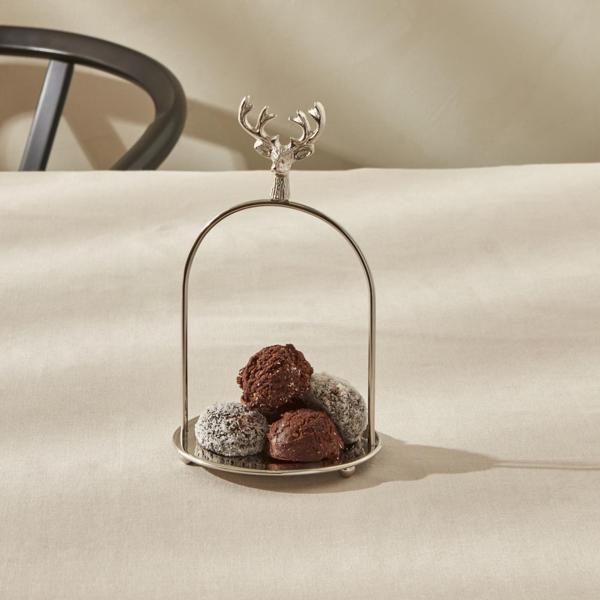Karaca Maison İkramlık 12x12x20 cm Gümüş - Image 1