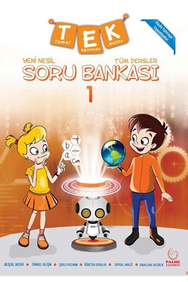 1. Sınıf Tüm Dersler Yeni Nesil Soru Bankası - Palme Yayınları - Palme Eğitim - Image 1