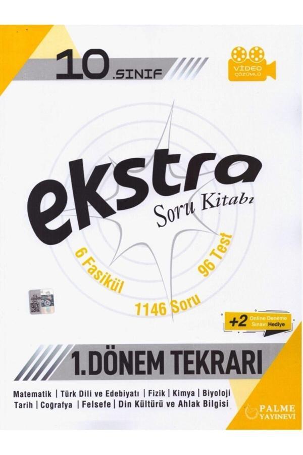 10.Sınıf Ekstra Soru Kitabı 1. Dönem Tekrarı - Palme Yayınları - Palme Yayınları - Image 1