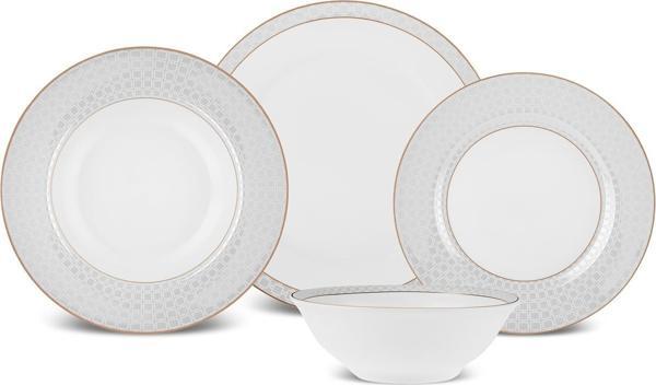 Karaca Elegance Bone Elos 24 Parça 6 Kişilik Yemek Takımı - Image 1