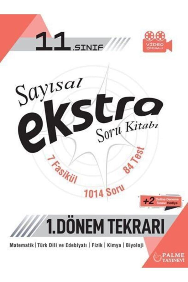 11.Sınıf Ekstra Soru Kitabı Sayısal 1. Dönem - Palme Yayınları - Palme Yayınları - Image 1