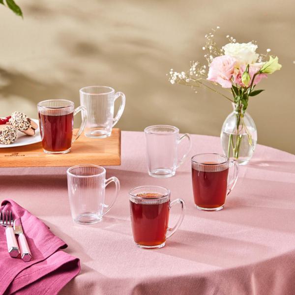 Karaca Edna 6'lı Çay Bardağı Seti 160 Ml - Image 1