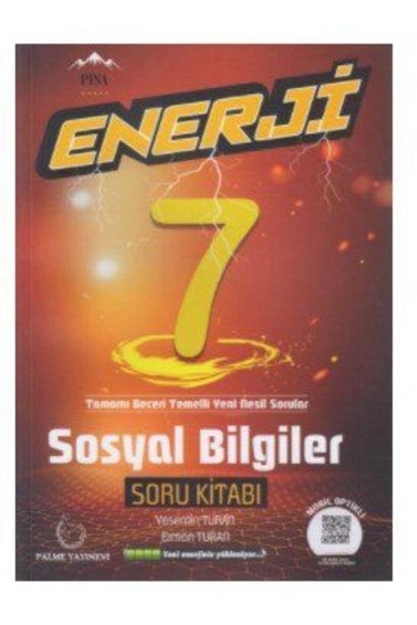 7. Sınıf Enerji Sosyal Bilgiler Soru Kitabı - Palme Yayınları - Palme Eğitim - Image 1
