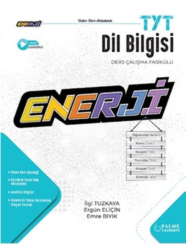Enerji Tyt Dil Bilgisi Ders Çalışma Fasilülü - Palme Yayınları - Palme Eğitim - Image 1