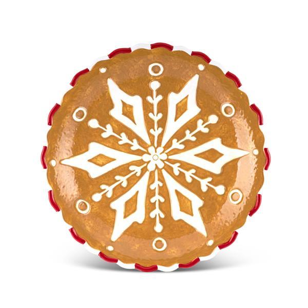 Karaca New Year Yılbaşı Gingerbread Servis Tabağı 25 Cm - Image 1