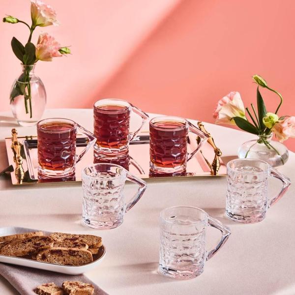 Karaca Defne 6'lı Çay Bardağı Seti 195 Ml - Image 1