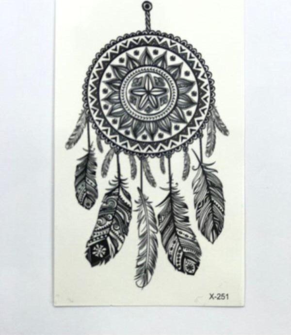 Düş Kapanı Geçici Mini Dövme 6x10 cm Vücut Süsü - Image 1