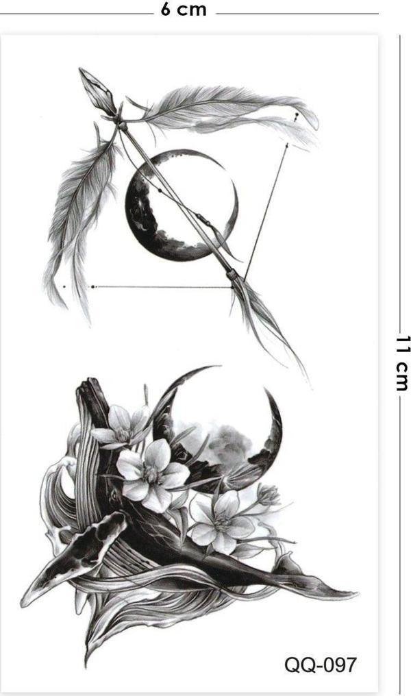 Emporium Geçici Dövme Mini Tattoo Minimal Aksesuar Moda Şık - Image 1